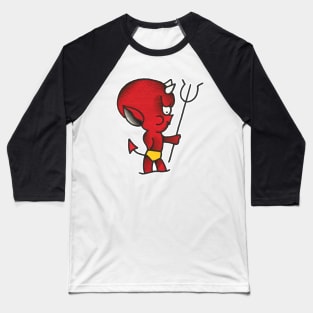 Lil' Devil Tattoo Design Baseball T-Shirt